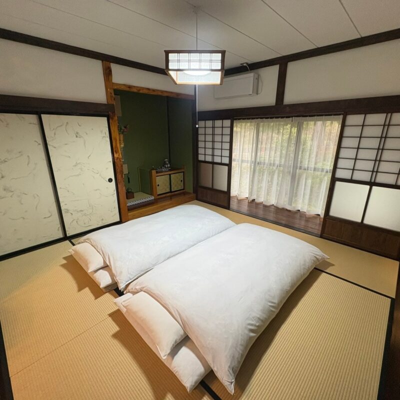 ふかふかの布団でゆったりと