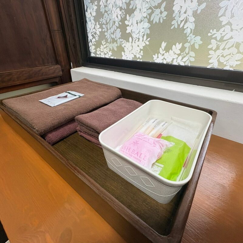 アメニティも揃っています